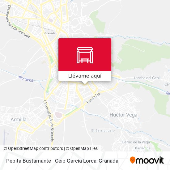 Mapa Pepita Bustamante - Ceip García Lorca