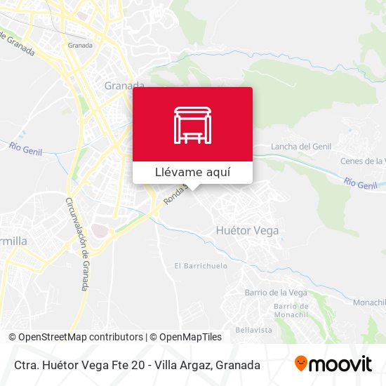 Mapa Ctra. Huétor Vega Fte 20 - Villa Argaz