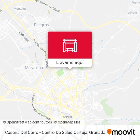 Mapa Casería Del Cerro - Centro De Salud Cartuja