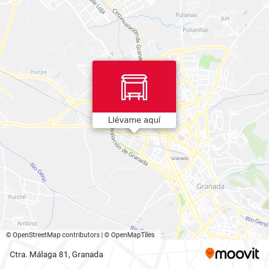 Mapa Ctra. Málaga 81