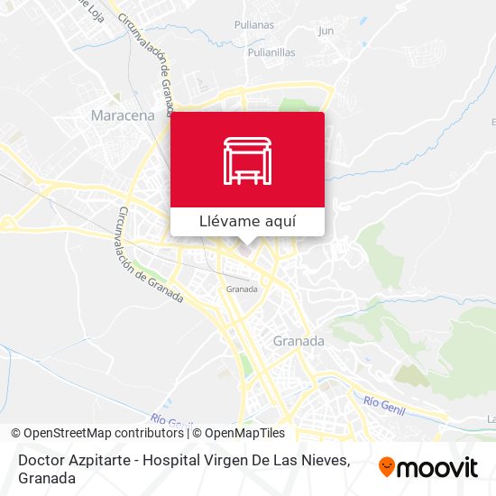 Mapa Doctor Azpitarte - Hospital Virgen De Las Nieves