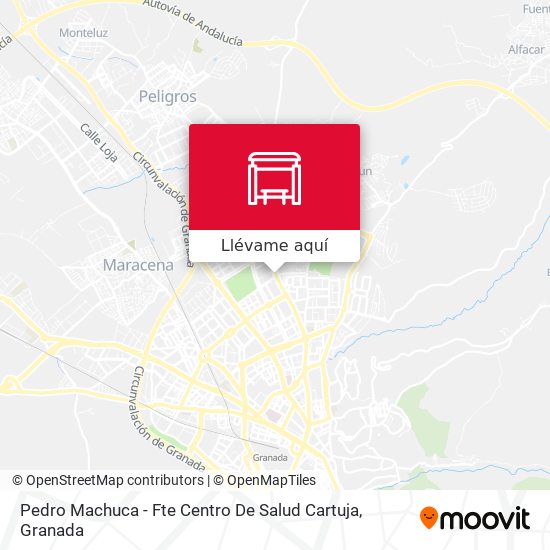 Mapa Pedro Machuca - Fte Centro De Salud Cartuja