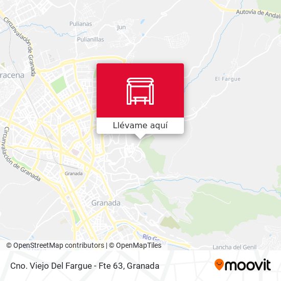 Mapa Cno. Viejo Del Fargue - Fte 63