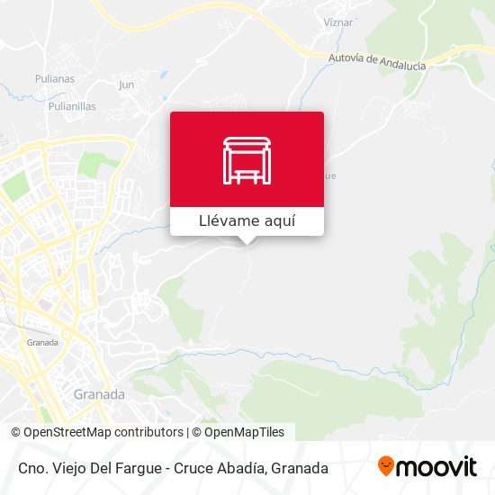 Mapa Cno. Viejo Del Fargue - Cruce Abadía