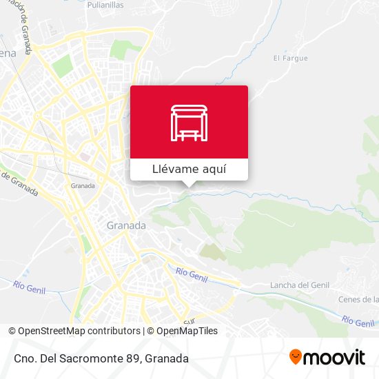 Mapa Cno. Del Sacromonte 89