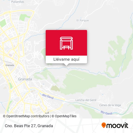Mapa Cno. Beas Fte 27