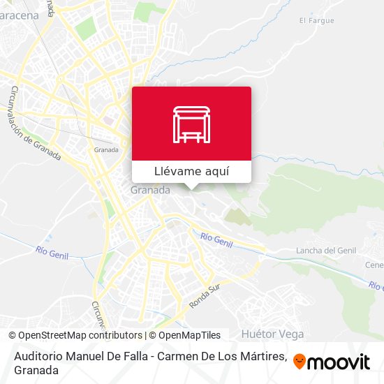 Mapa Auditorio Manuel De Falla - Carmen De Los Mártires