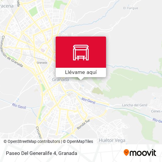 Mapa Paseo Del Generalife 4