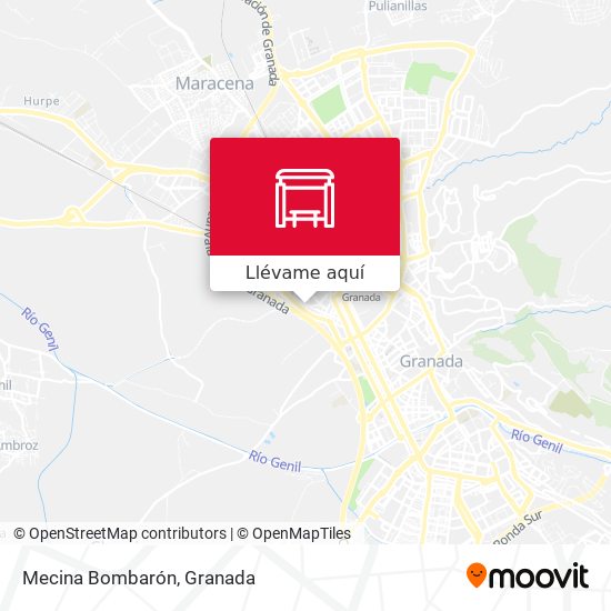 Mapa Mecina Bombarón
