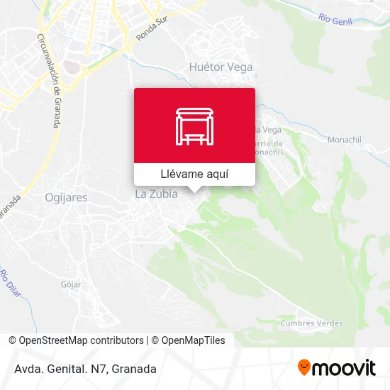 Mapa Avda. Genital. N7