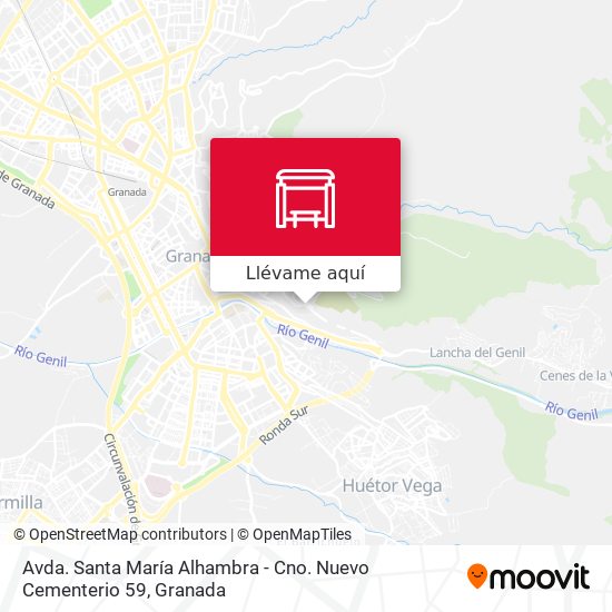 Mapa Avda. Santa María Alhambra - Cno. Nuevo Cementerio 59