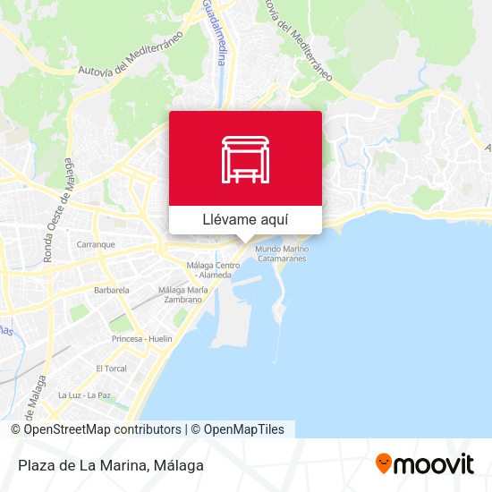 Mapa Plaza de La Marina