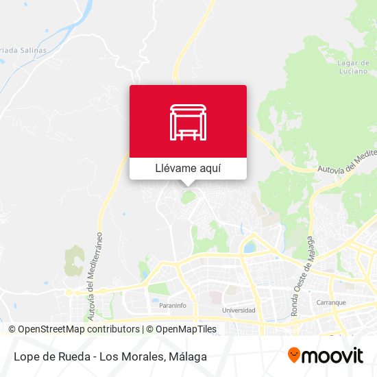 Mapa Lope de Rueda - Los Morales