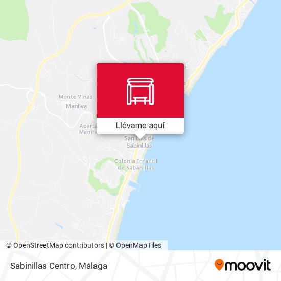Mapa Sabinillas Centro