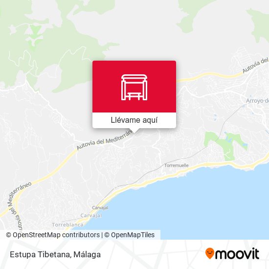 Mapa Estupa Tibetana