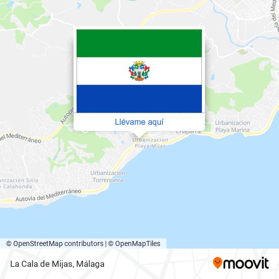 Mapa La Cala de Mijas