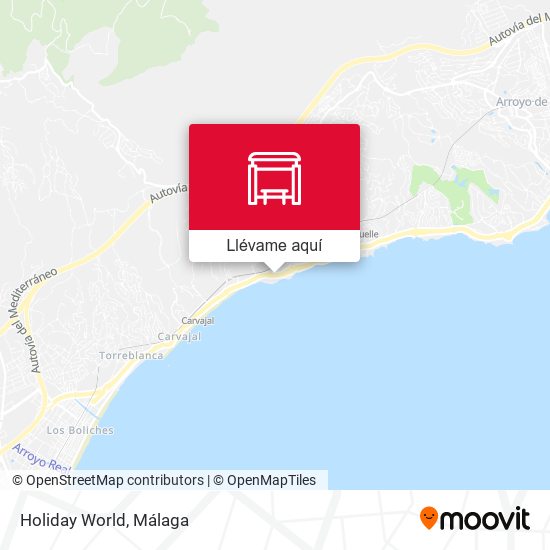 Mapa Holiday World