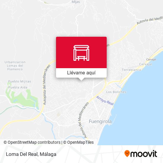 Mapa Loma Del Real