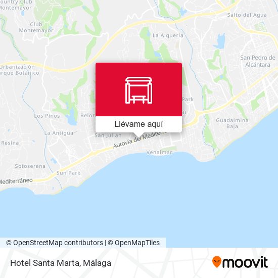 Mapa Hotel Santa Marta