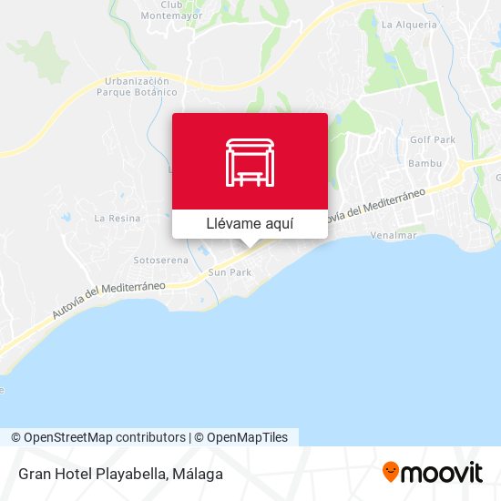 Mapa Gran Hotel Playabella