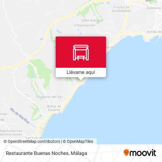 Mapa Restaurante Buenas Noches