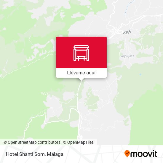 Mapa Hotel Shanti Som