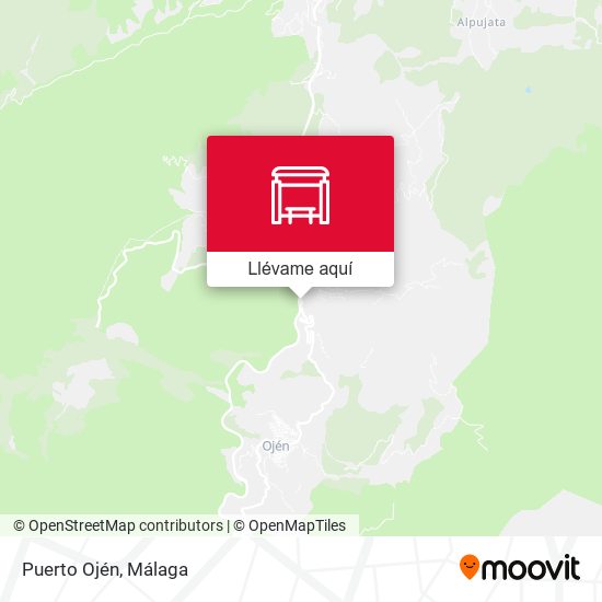 Mapa Puerto Ojén