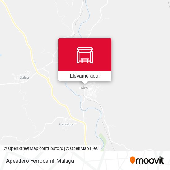 Mapa Apeadero Ferrocarril