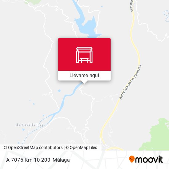 Mapa A-7075 Km 10 200
