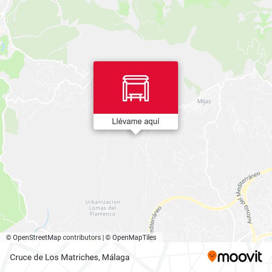 Mapa Cruce de Los  Matriches