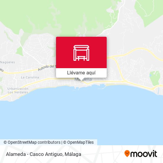 Mapa Alameda - Casco Antiguo