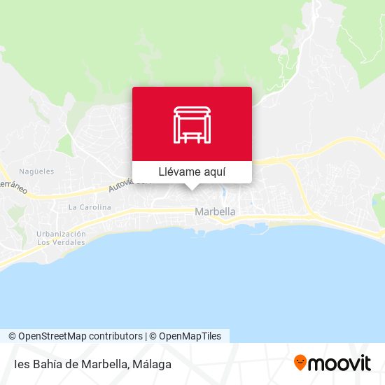 Mapa Ies Bahía de Marbella