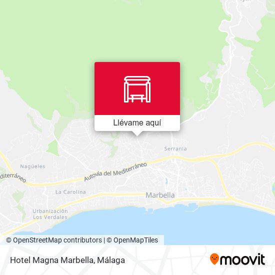 Mapa Hotel Magna Marbella
