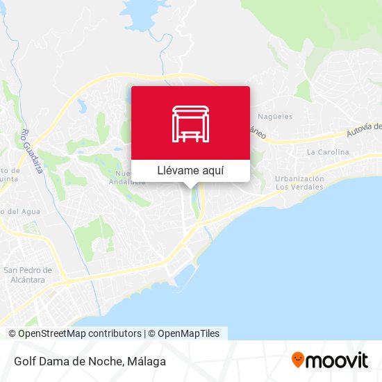 Mapa Golf Dama de Noche
