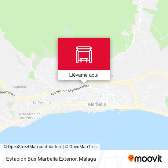 Mapa Estación Bus Marbella Exterior