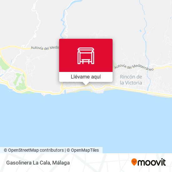 Mapa Gasolinera La Cala