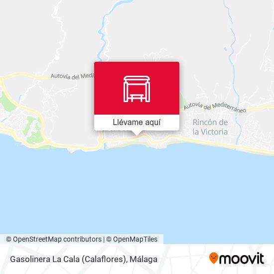 Mapa Gasolinera La Cala (Calaflores)