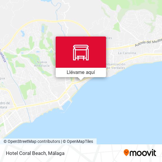 Mapa Hotel Coral Beach
