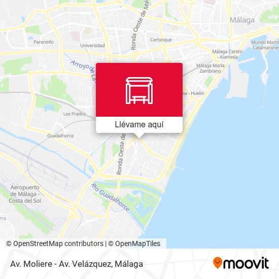 Mapa Av. Moliere - Av. Velázquez