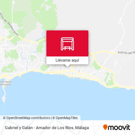 Mapa Gabriel y Galán - Amador de Los Ríos