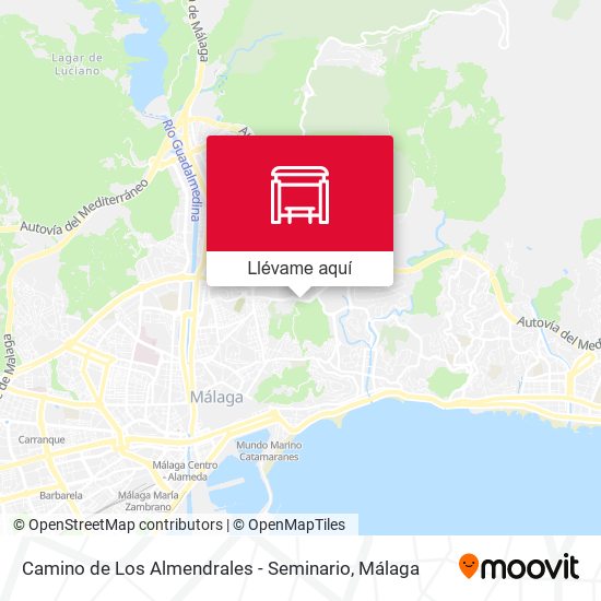 Mapa Camino de Los Almendrales - Seminario