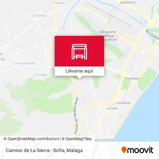 Mapa Camino de La Sierra - Sofía