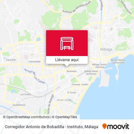 Mapa Corregidor Antonio de Bobadilla - Instituto