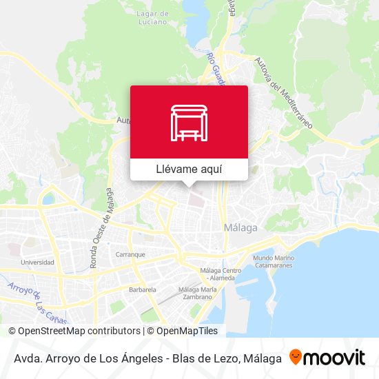 Mapa Avda. Arroyo de Los Ángeles - Blas de Lezo