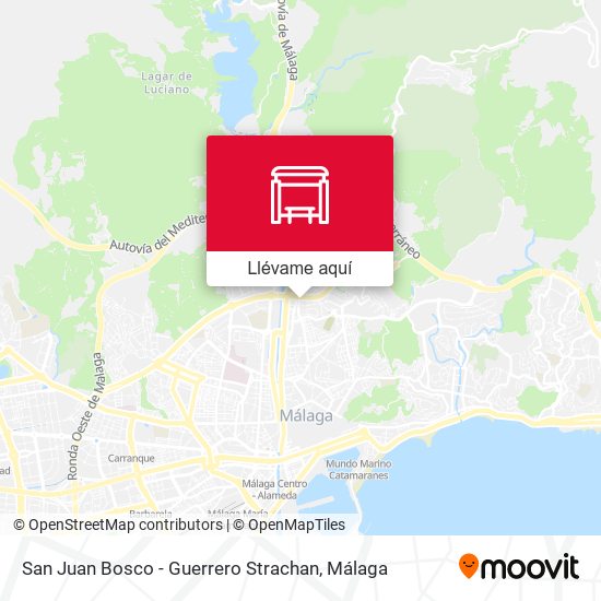 Mapa San Juan Bosco - Guerrero Strachan