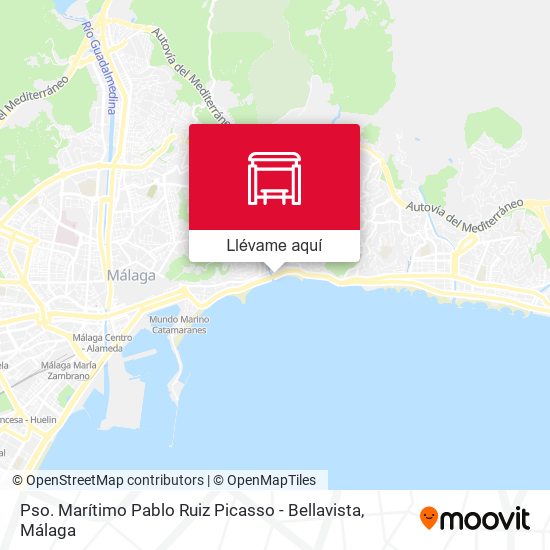 Mapa Pso. Marítimo Pablo Ruiz Picasso - Bellavista