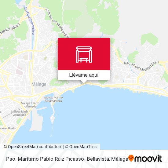 Mapa Pso. Marítimo Pablo Ruiz Picasso- Bellavista