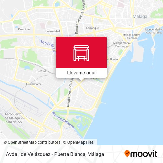 Mapa Avda . de Velázquez - Puerta Blanca