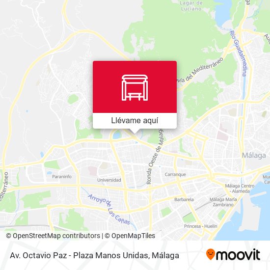 Mapa Av. Octavio Paz - Plaza Manos Unidas