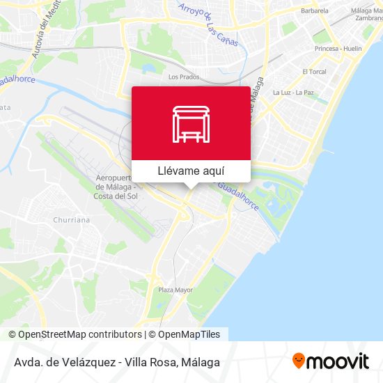 Mapa Avda. de Velázquez - Villa Rosa